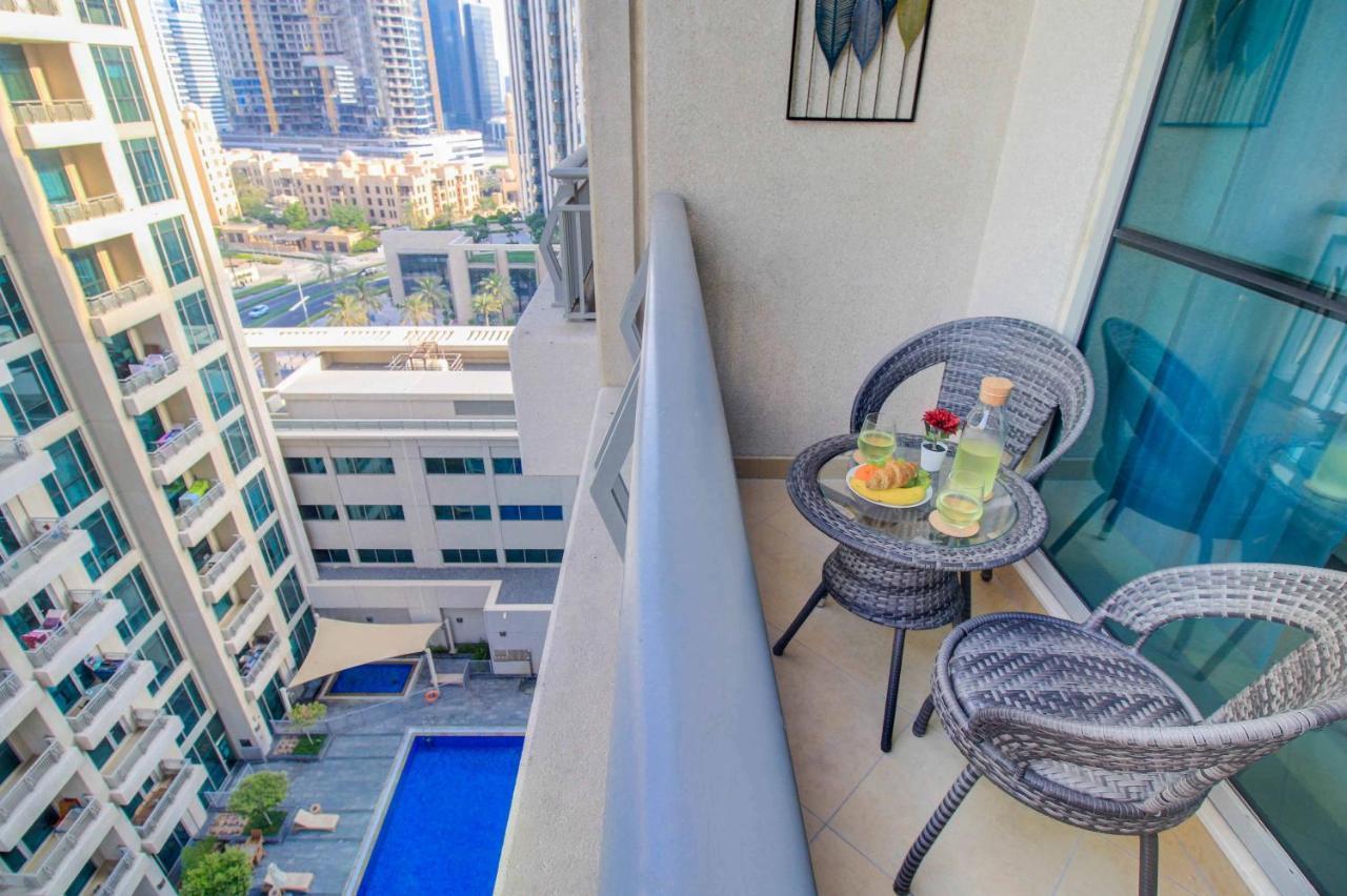 Durrani Homes - Luxurious Studio Near Dubai Mall With Pool View Exteriér fotografie